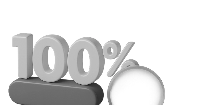 100%